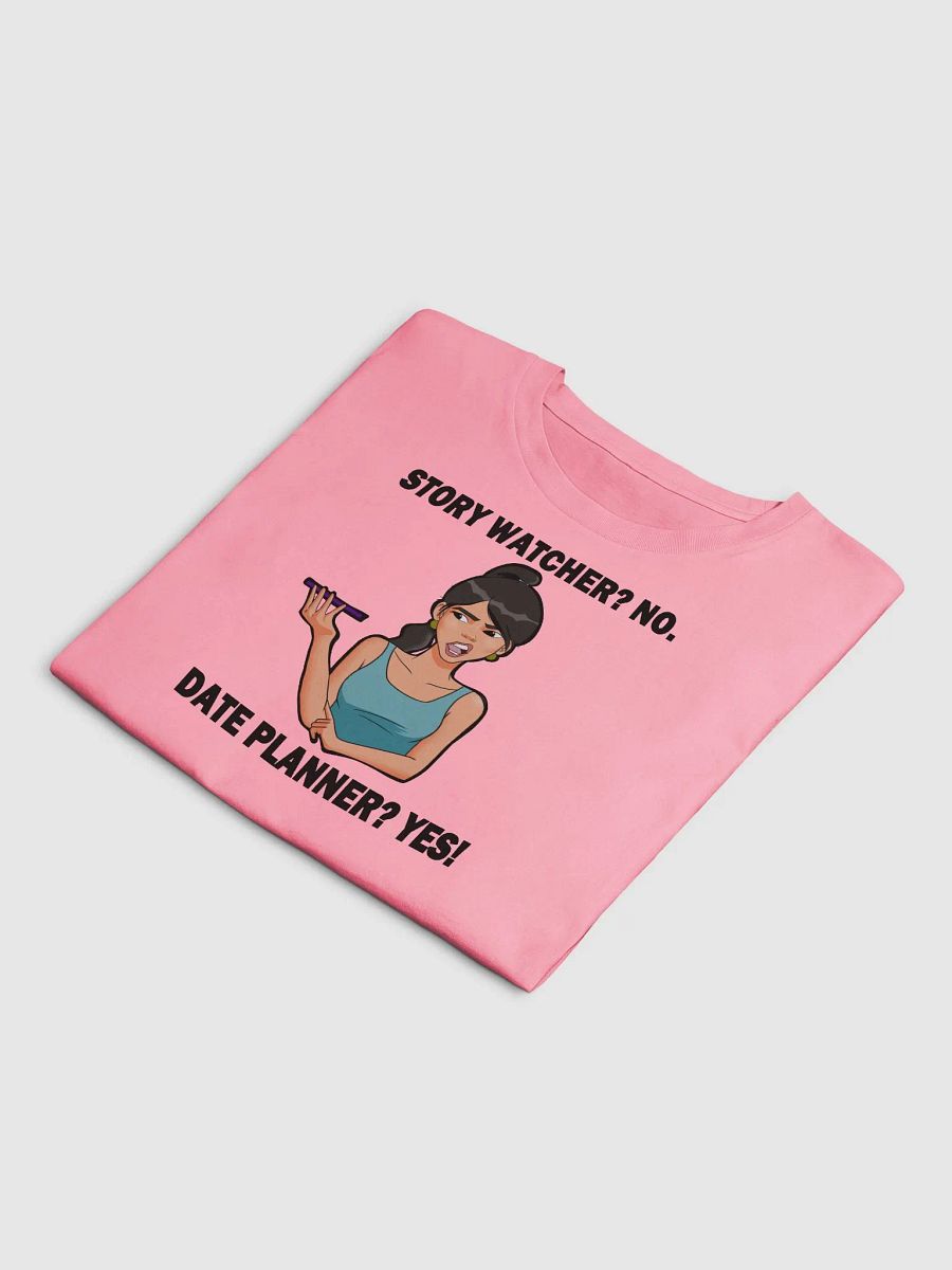 Story Watcher vs. Date Planner - premium CROP t-shirt product image (8)