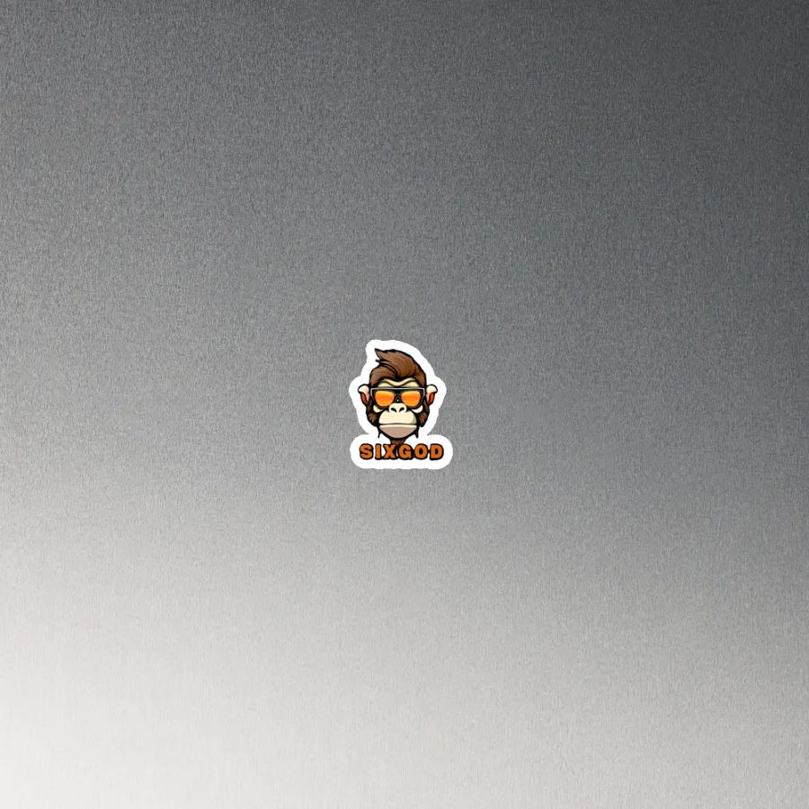 SIXGOD Monkey Shades Die-Cut Magnets product image (4)