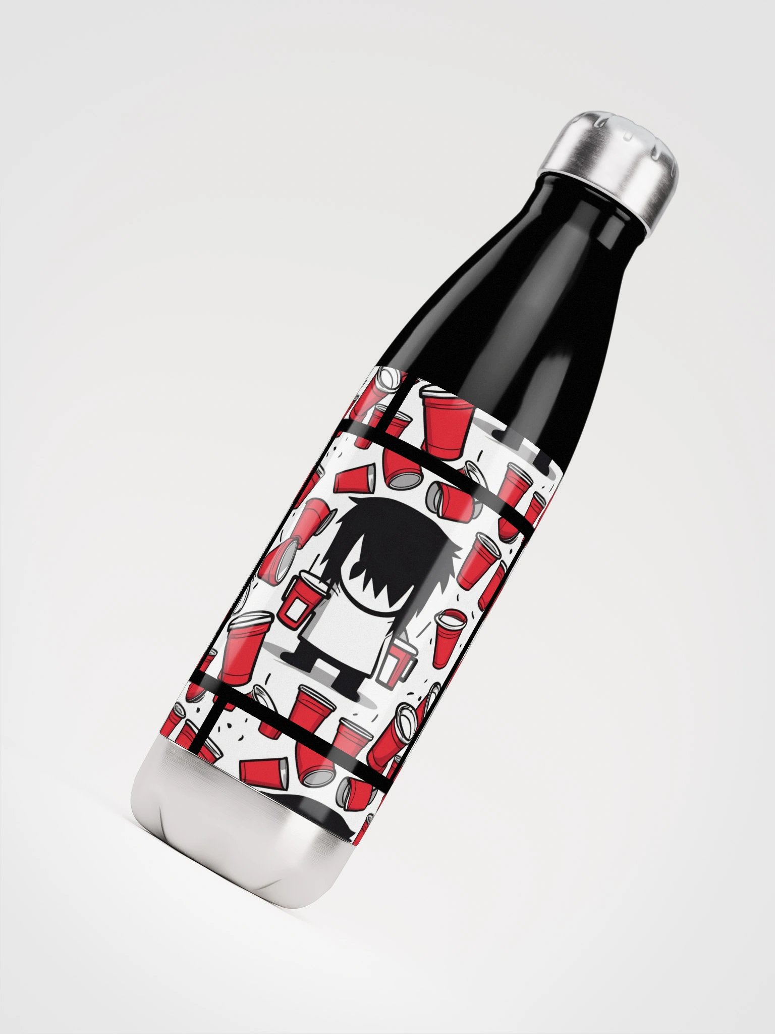 Cup-Loving Cartoon Stainless Steel Water Bottle product image (4)