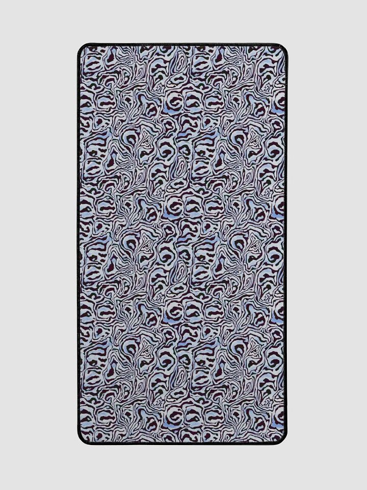 Blue Black Snake Pattern Desk Mat product image (2)