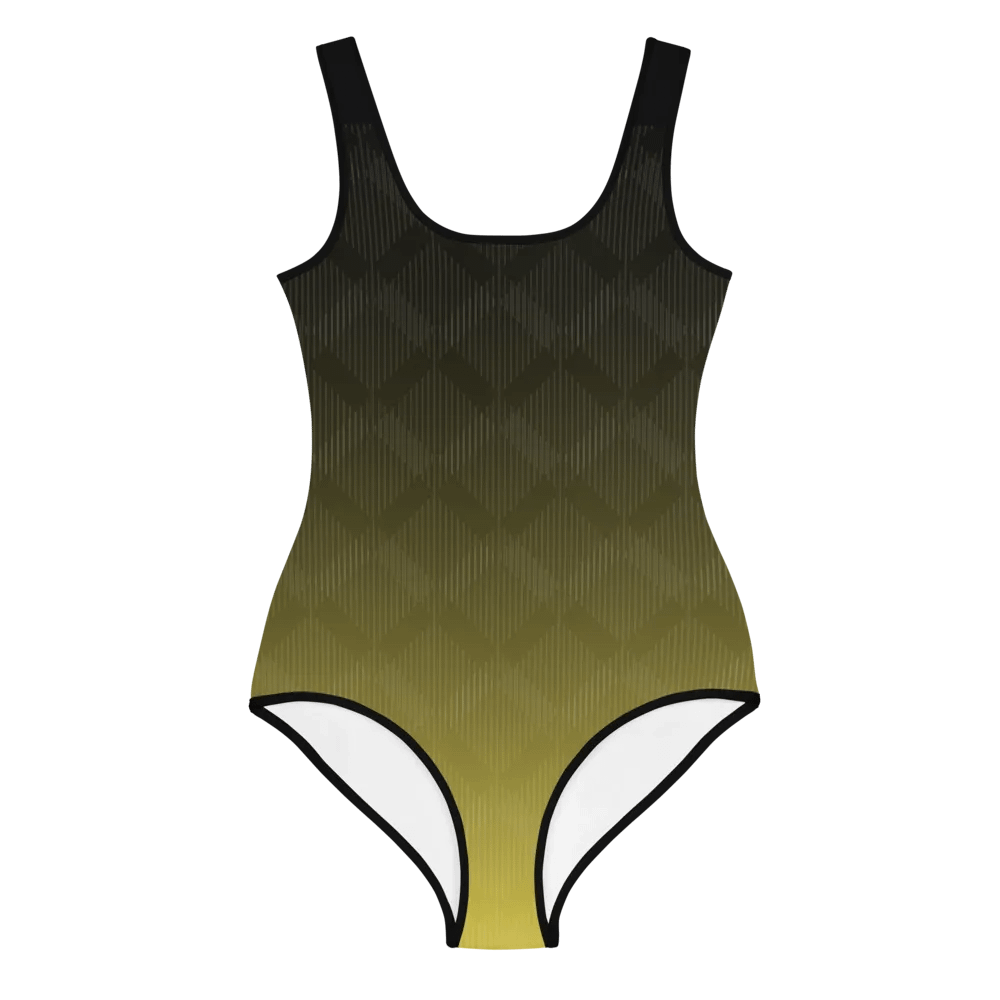 Sunset Geometry Youth Swimsuit product image (1)