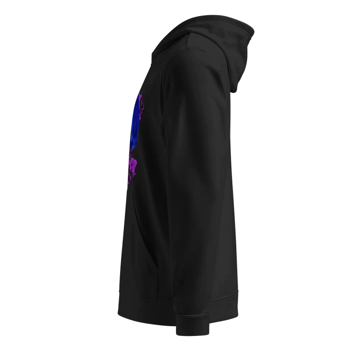 Ethereal Skull and Roses Fleece Hoodie product image (2)