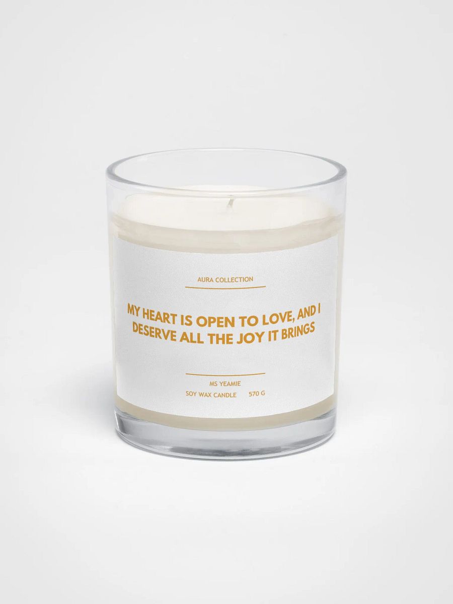 AURA COLLECTION Soy Wax Candle: Open Your Heart product image (1)