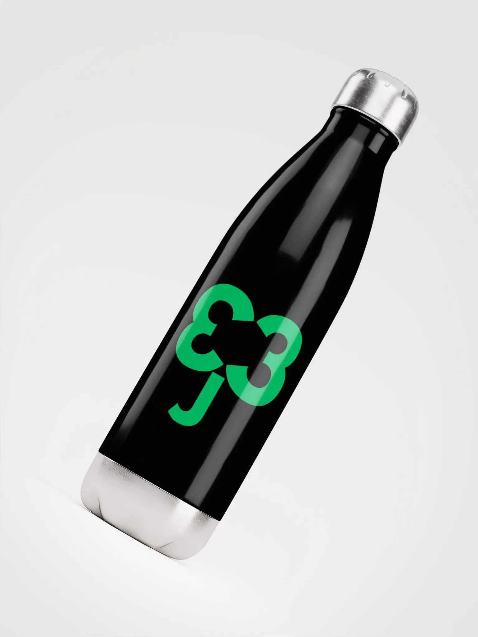 St. Patricks Day Text Clover Stainless Water Bottle product image (4)