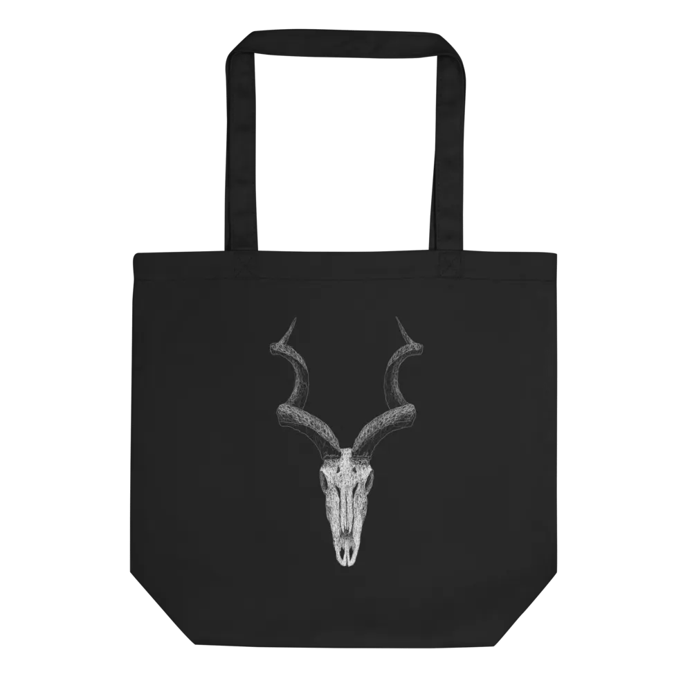 Kudu Skull Eco Tote product image (1)