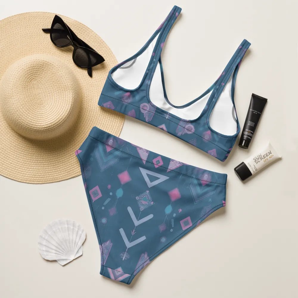 Neon Geometric Symmetry Bikini Set product image (8)