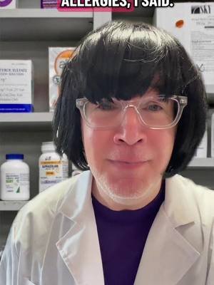 Trish has allergies. #fyp #fyppppppppppppppppppppppp #mask #sarscov2 #pharmacy 