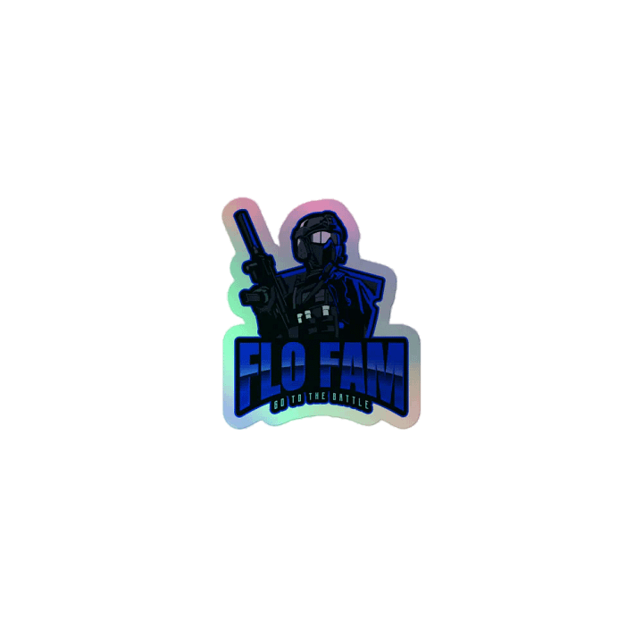 FLO FAM Kiss-Cut Holographic Sticker Sheet product image (1)