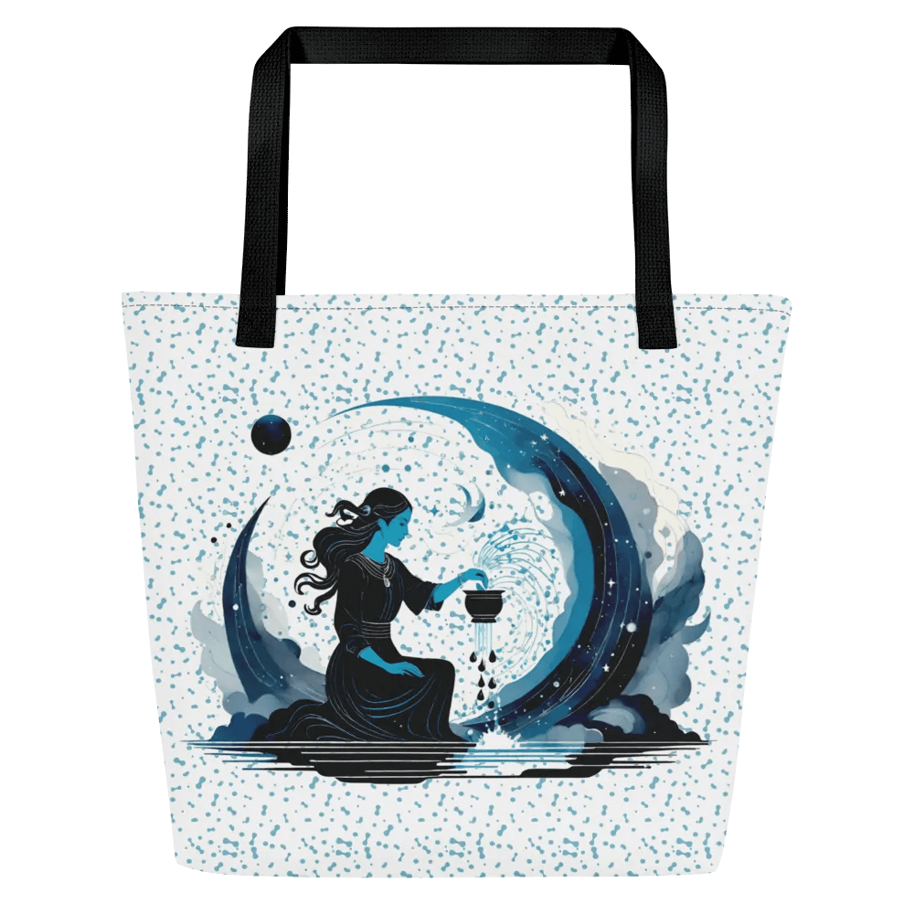 Aquarian Water Bearer White Tote Bag product image (3)
