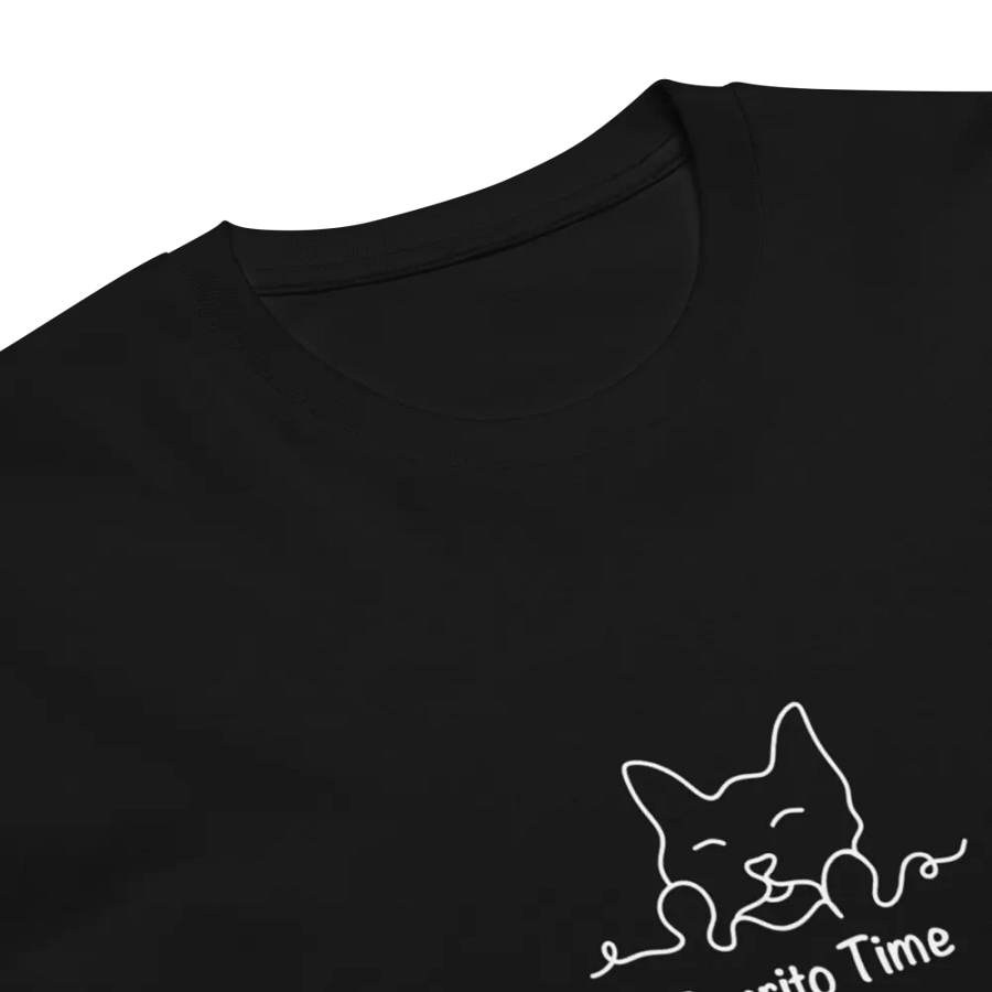 Purrito Time T-shirt (black) product image (3)