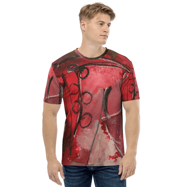 original painting by b.reters ink mixed media printed on tshirt product image (2)