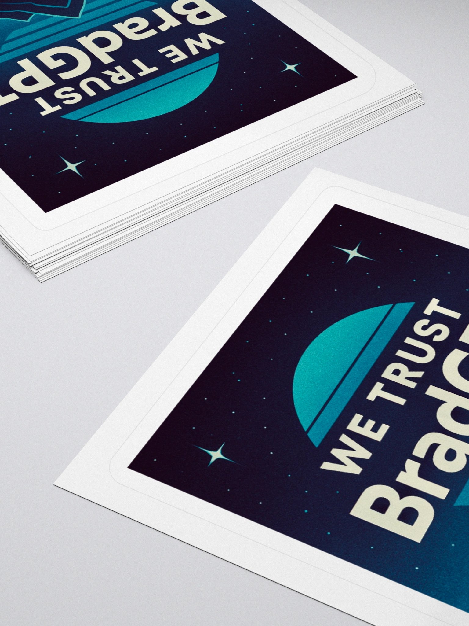 we trust BradGPT Kiss Cut Stickers product image (11)