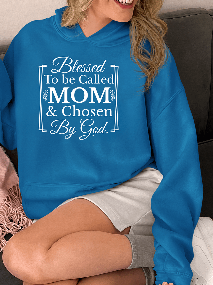 Blessed Mama Gildan Hoodie. product image (1)