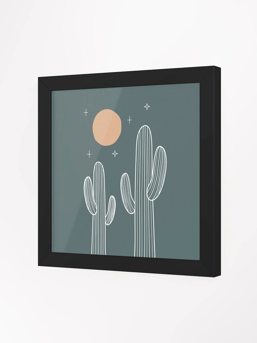 Celestial Cacti Framed Poster product image (46)
