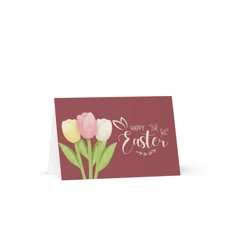 Floral Happy Easter Greeting Card product image (2)