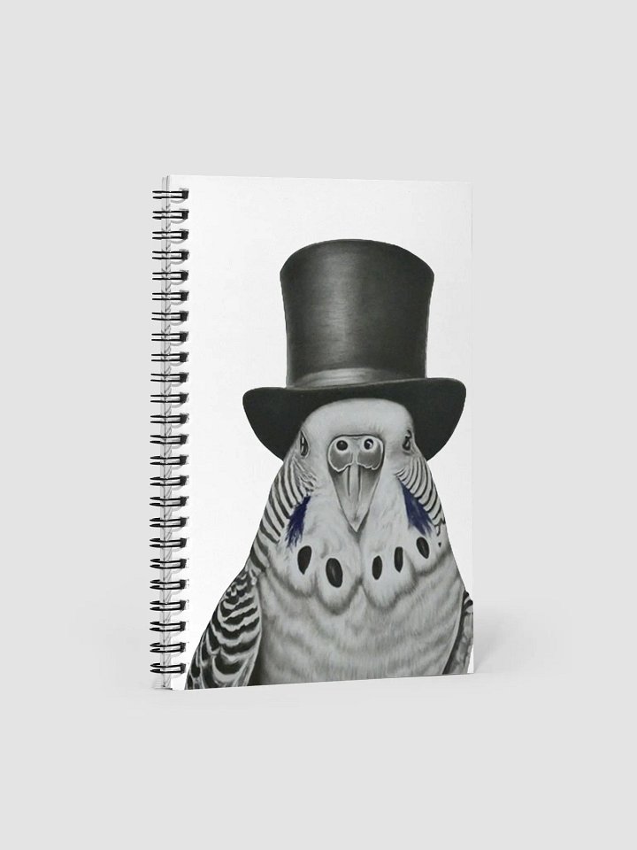 Budgie with Top Hat - Notebook product image (1)