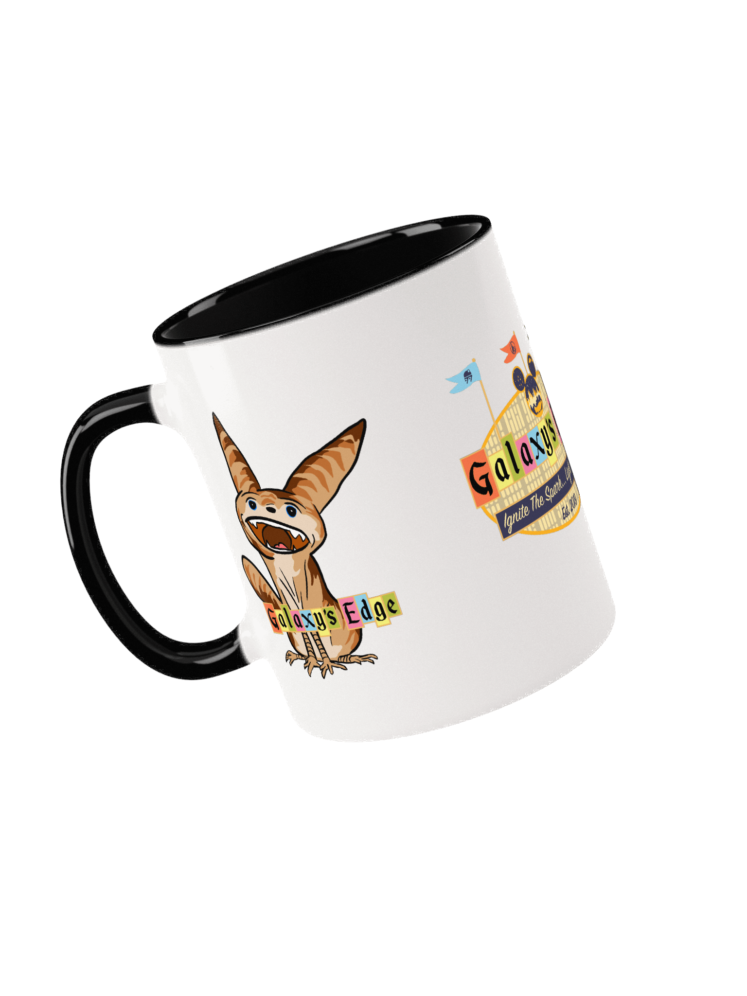 Galaxy's Edge Retro Logo with Loth Cat Mug product image (31)