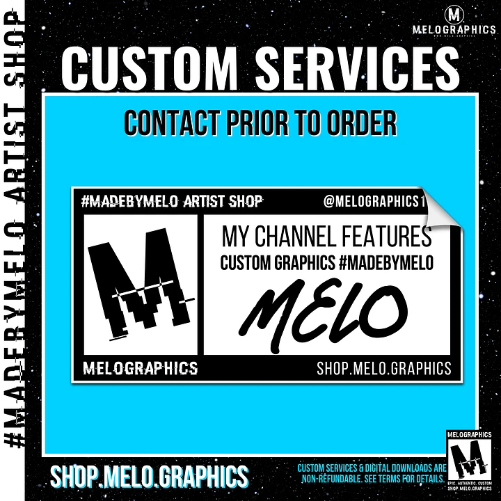 Custom Project - Minimum Deposit | #MadeByMELO product image (1)