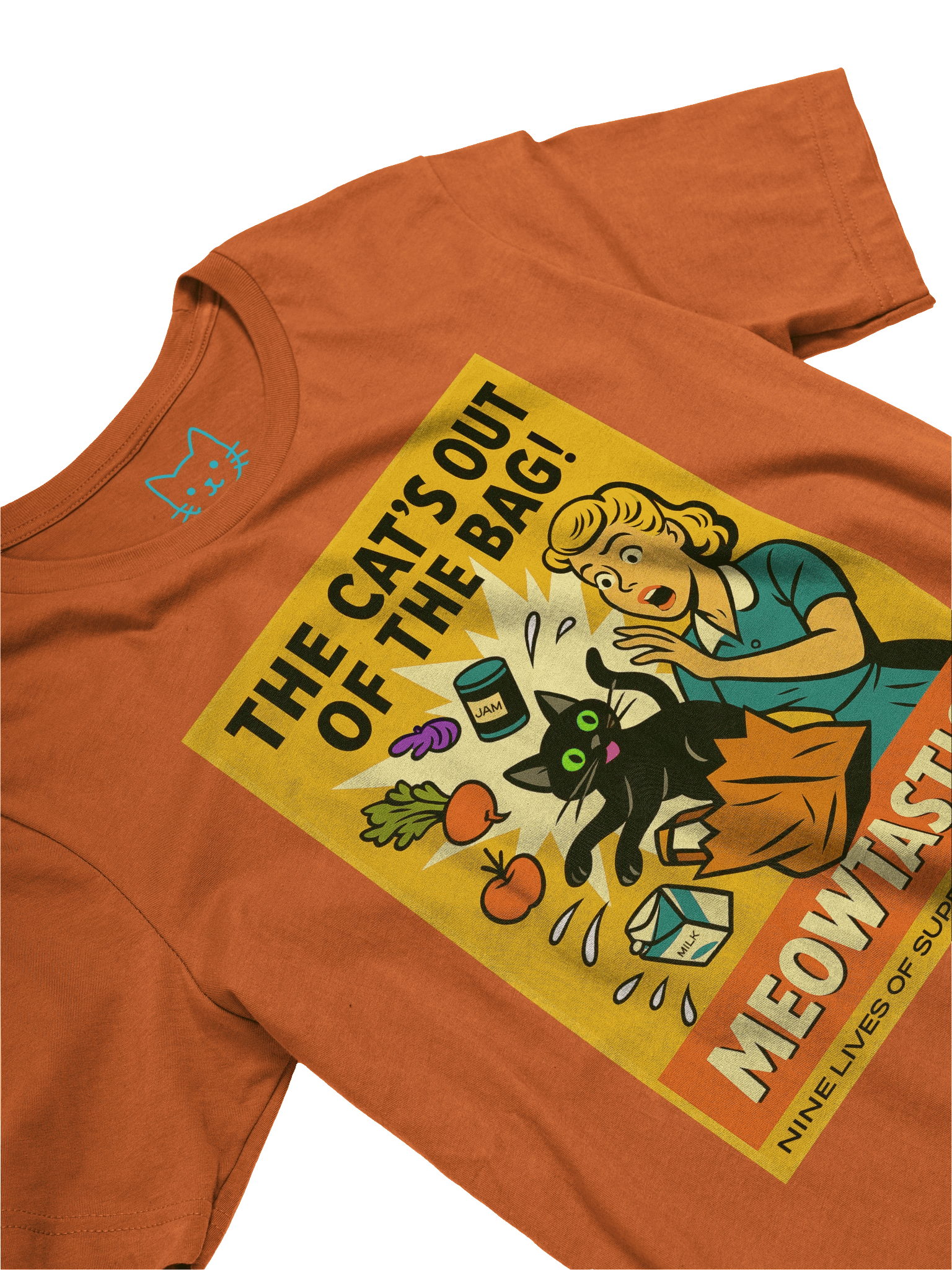 The Cat's Out of the Bag 1950's Retro Concert Tee Fit Unisex T-Shirt product image (51)