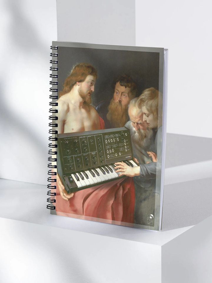 Korg's Apparition to the Disciples by Frank Fonik, EDM Techno Spiral Notebook product image (1)