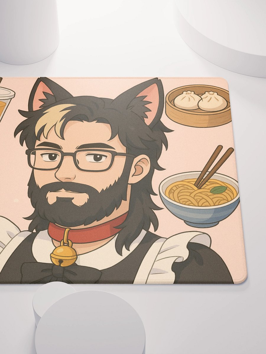 Cat Time Maid Boy Weeb Mousepad product image (5)