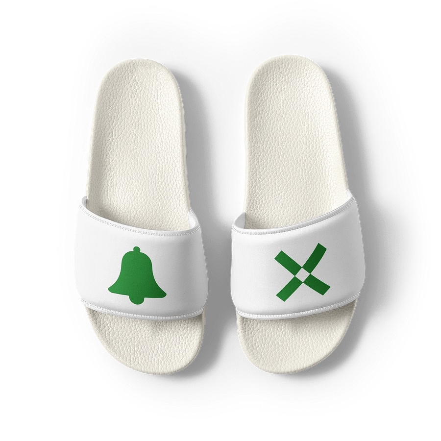 Green Bell Silhouette Women's Slides product image (4)