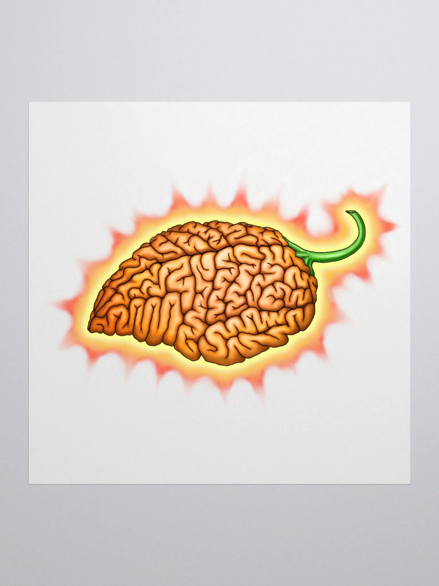 Neurospicy Sticker (Just the brain) product image (1)