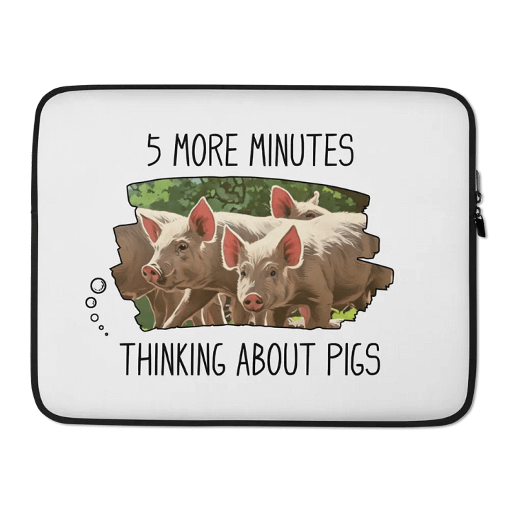 Funny Pigs Laptop Sleeve product image (2)