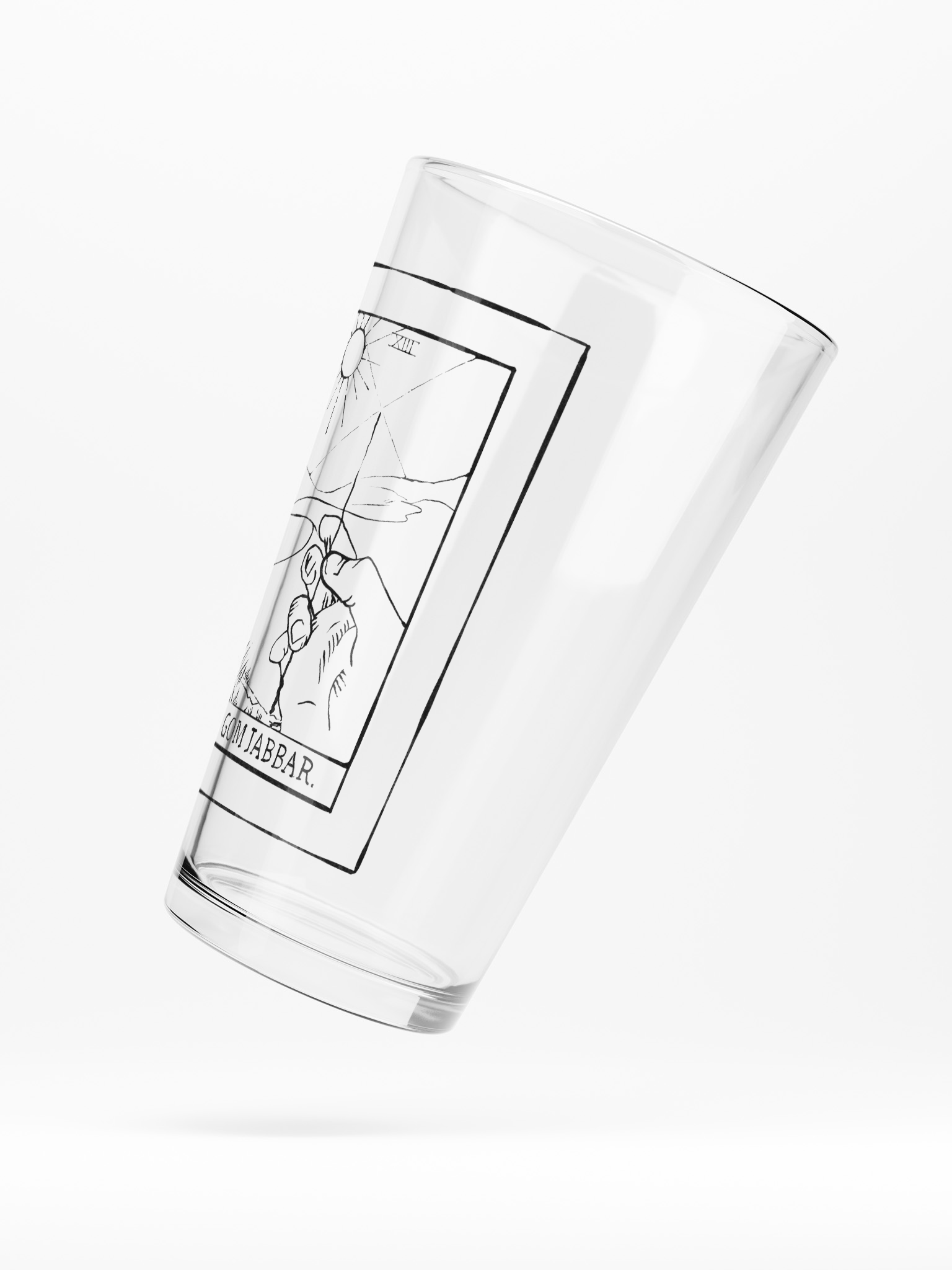 Gom Jabbar Tarot Pint Glass product image (5)