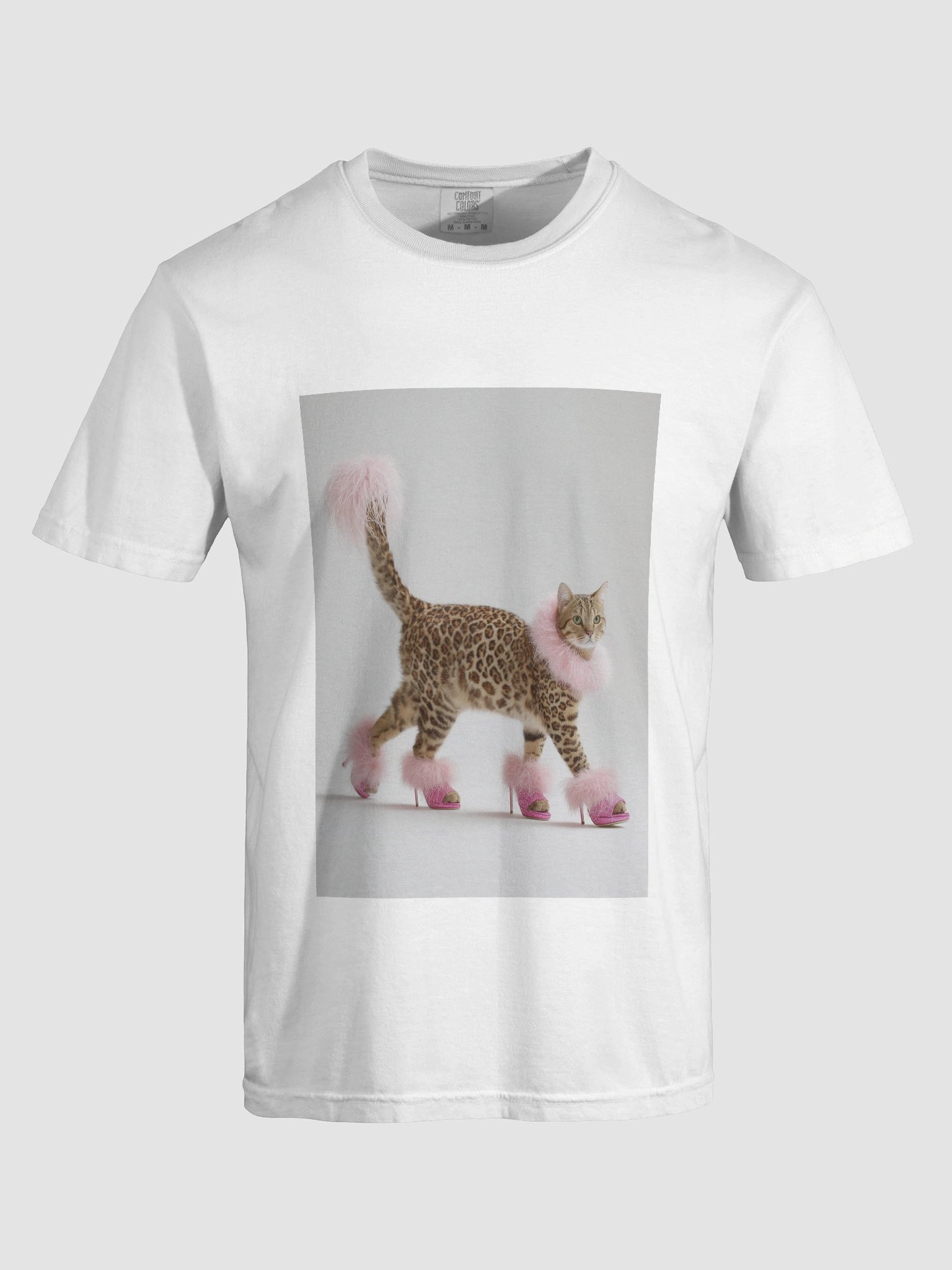 Glam Cat - Garment-Dyed Heavyweight T-Shirt product image (7)