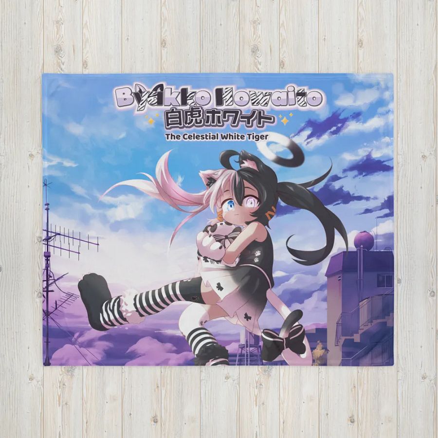 Throw Blanket - Byakko Howaito - The Celestial White Tiger Edition product image (16)