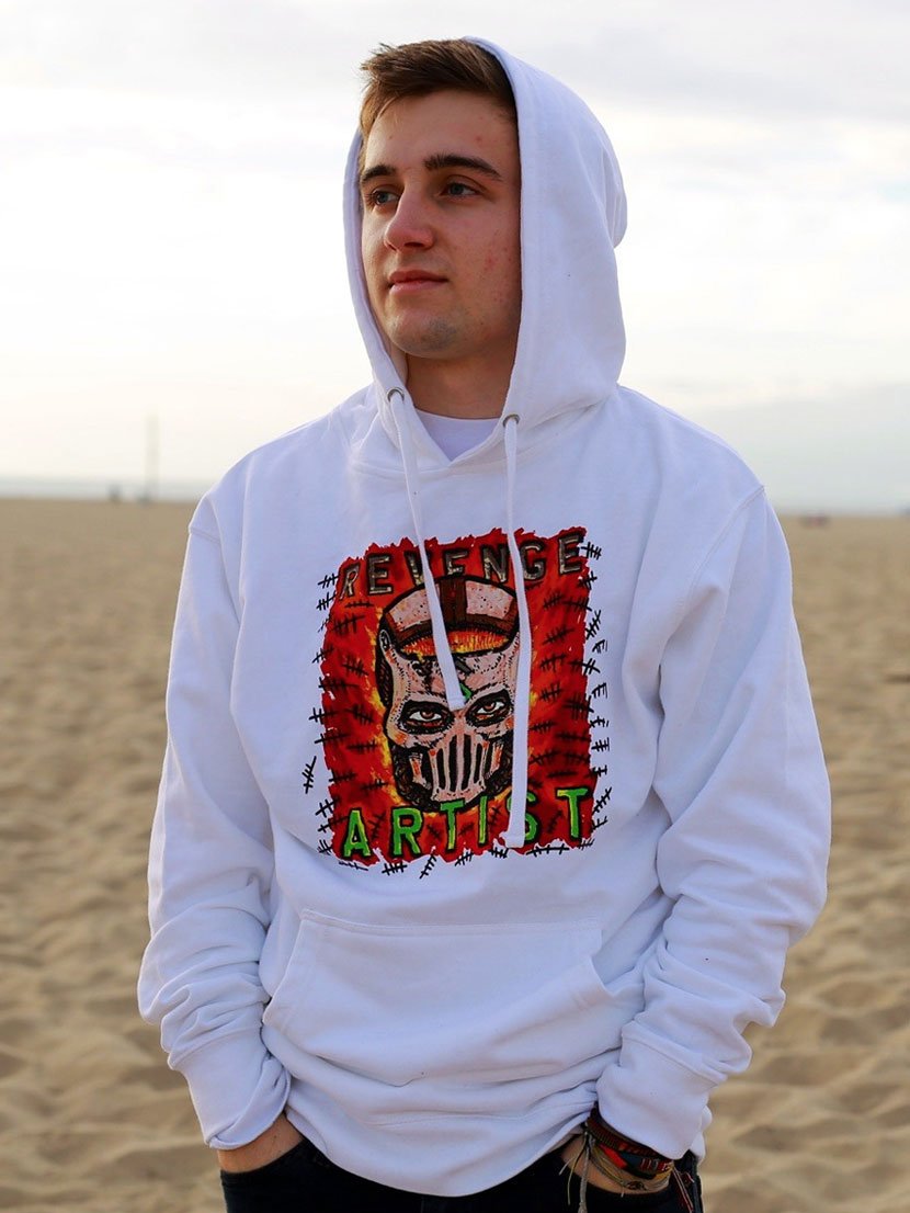 Revenge Artist Hoodie — White product image (2)