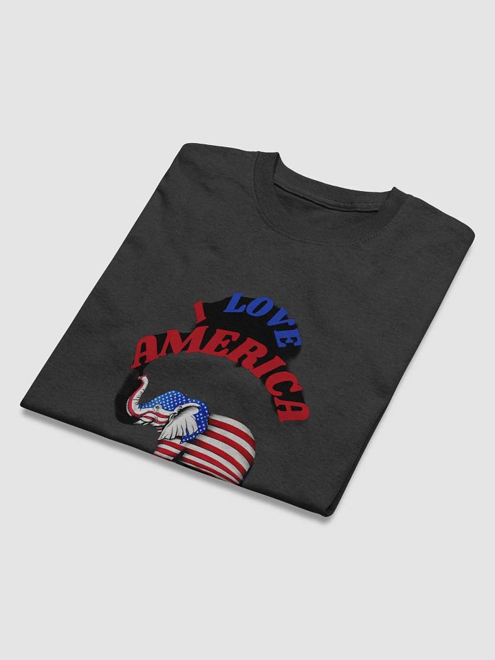 Graphic Tee Patriotic Elephant product image (2)
