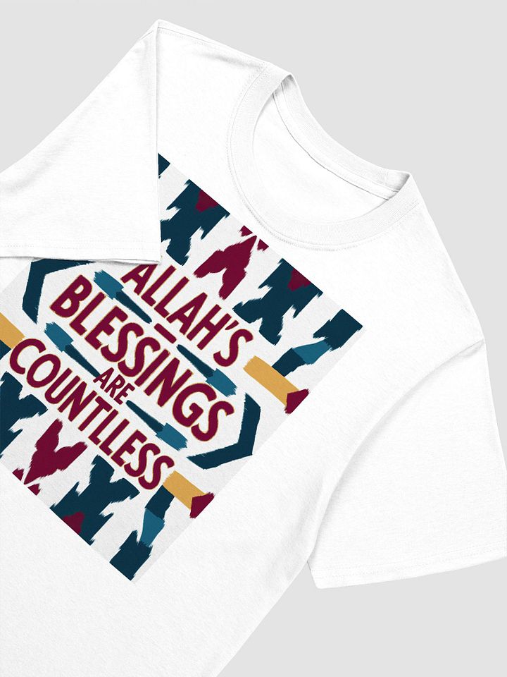 Allah’s Blessings Are Countless - Inspirational and Heartfelt Graphic Tee product image (2)