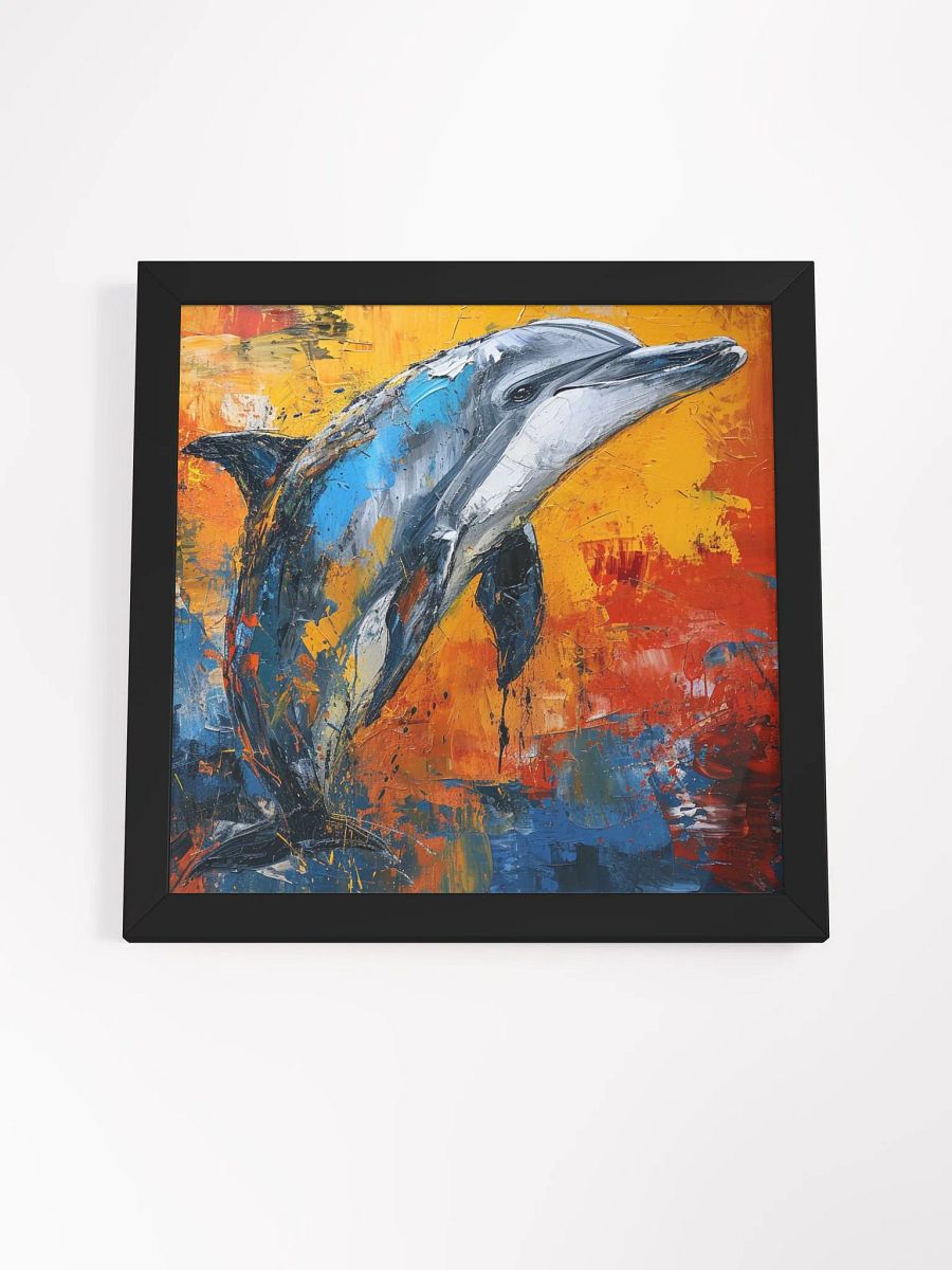 Abstract Dolphin: Neo-Expressionist Art product image (4)