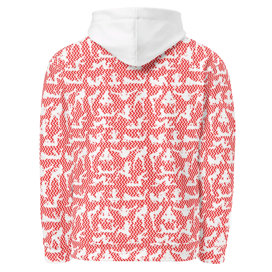 Dynamic Zig-Zag - WHITE | Unisex Hoodie product image (3)