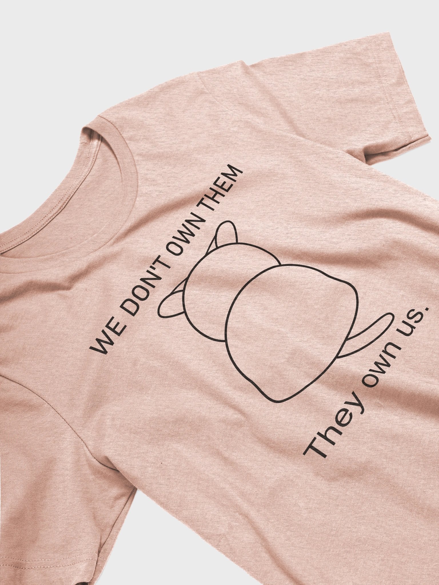 Cats Own People (Black Print) - Unisex Adult Super Soft Lightweight T-shirt product image (2)