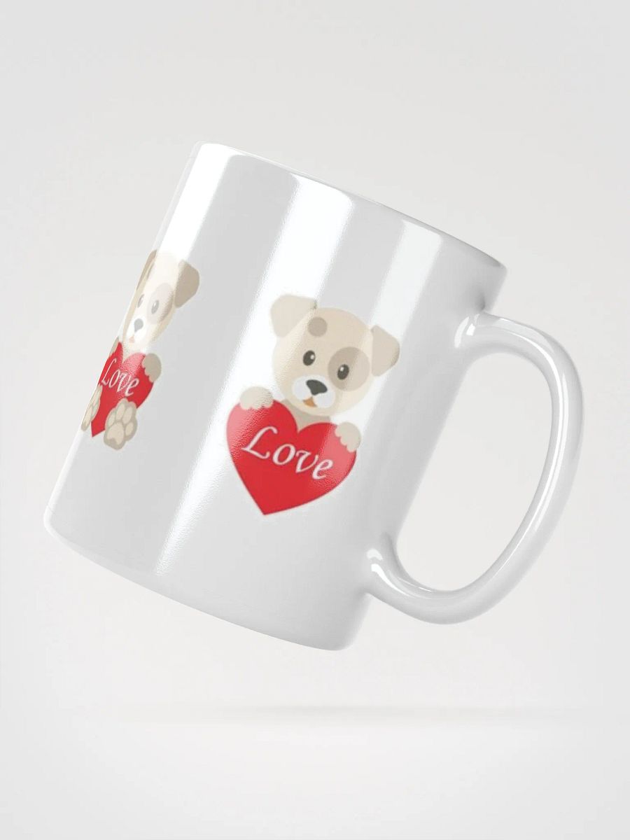 White Glossy Mug Cute Bear product image (2)