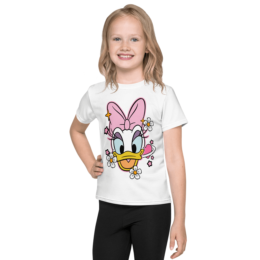 Kids Crew Neck T-Shirt Valentine Shirt Retro Mouse product image (1)