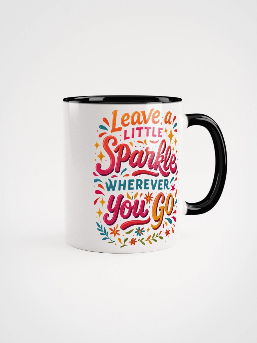 Leave a Little Sparkle – Motivational Rainbow Mug product image (5)