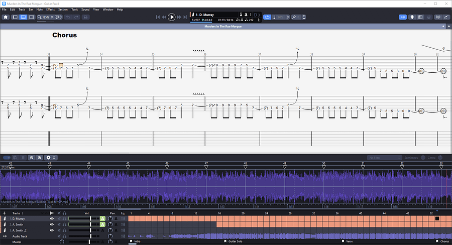 Sanctuary Guitar Pro TAB + Backing Track MP3 product image (3)