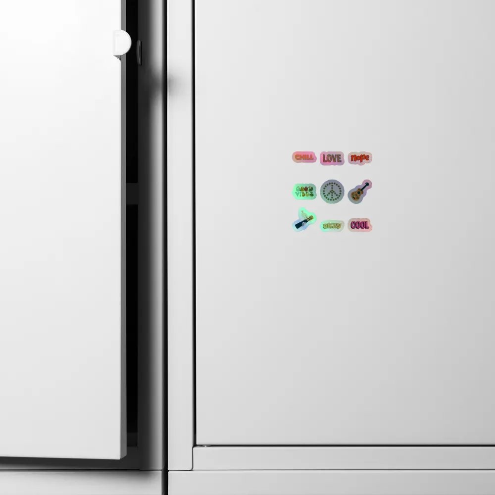 Retro Vibes Holographic Sticker Pack product image (8)
