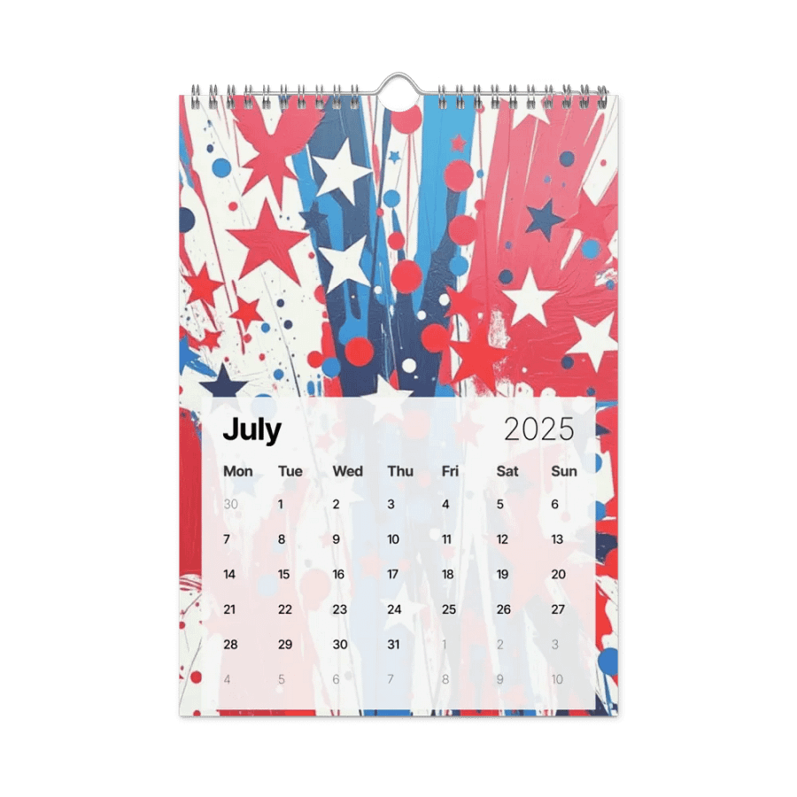 ART ABSTRACT WALL CALENDAR 2025 product image (7)