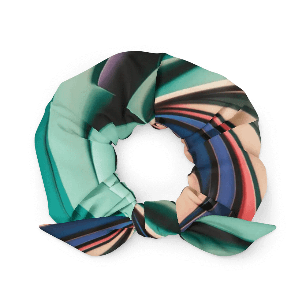 Exclusive All-Over Print Scrunchie with Abstract Design product image (4)