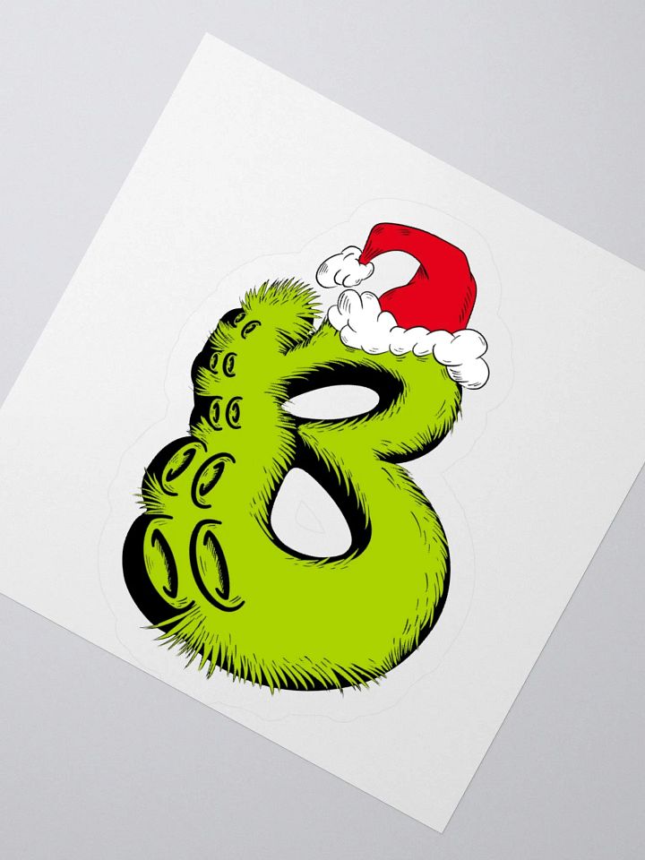 Grinch B sticker product image (2)