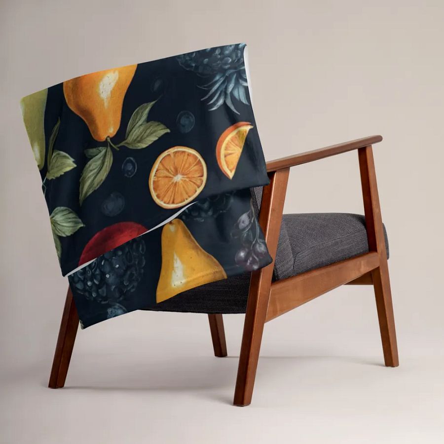 Tasty Fruit Pattern Throw Blanket product image (15)