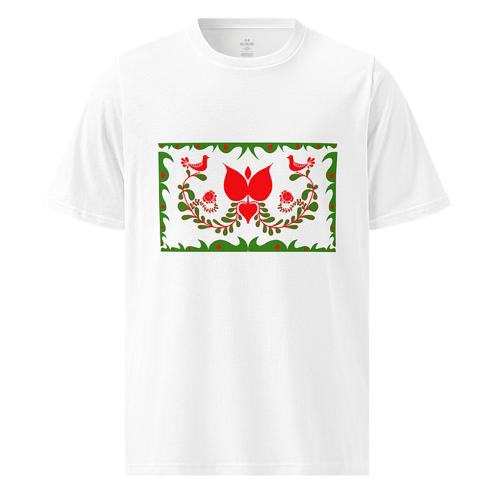 Traditional Hungarian Folk Art Athletic T-Shirt product image (1)
