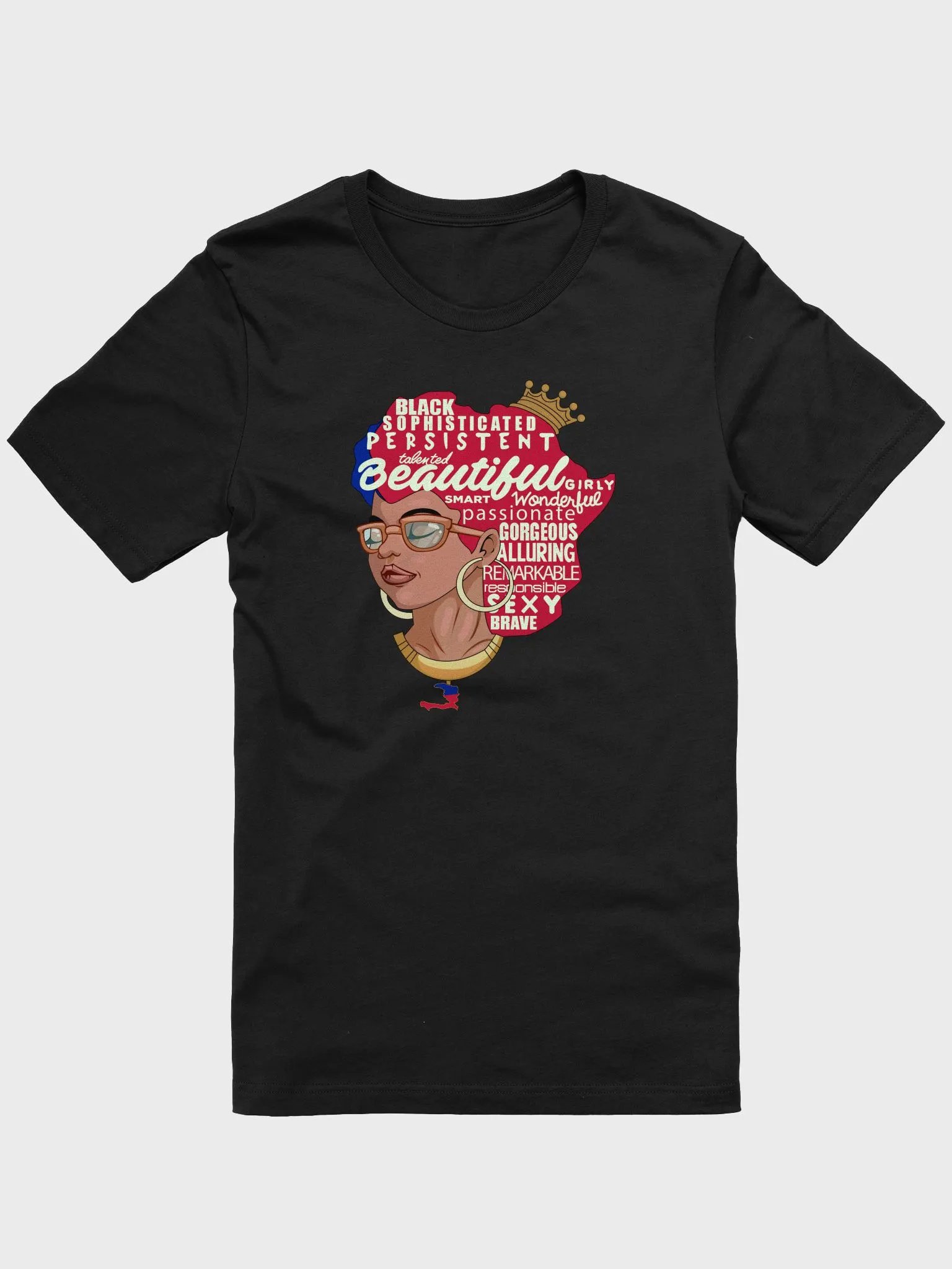 Black Beautiful Queen T-shirt product image (1)