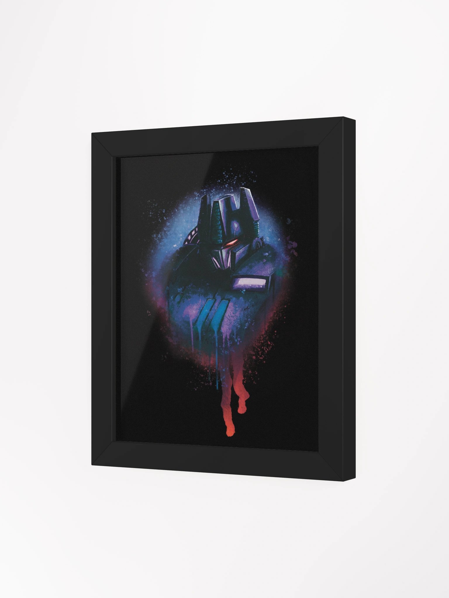 Graphic Spray Framed Poster - Villain (Black) product image (3)