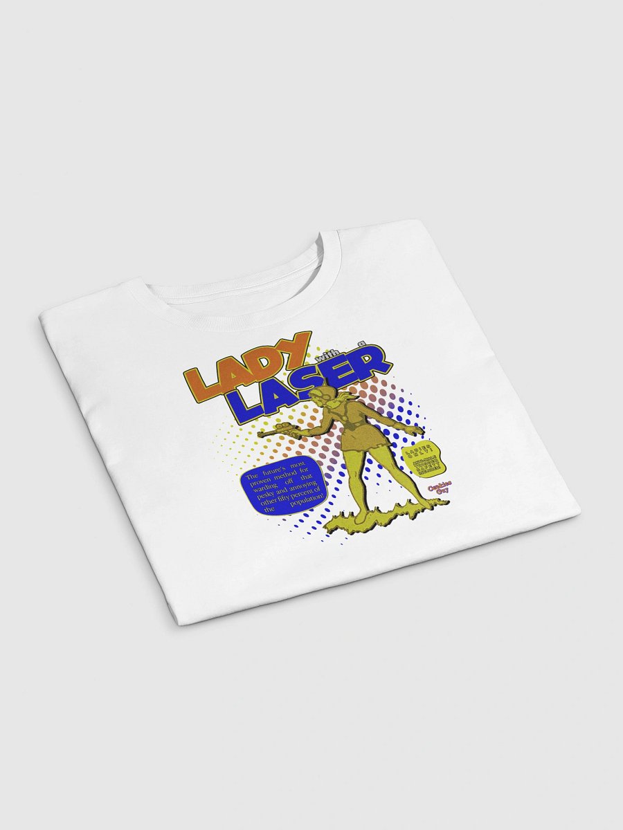 "Lady With A Laser" Retro Comic Crop Top product image (9)